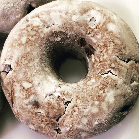 Powdered Pear Donut