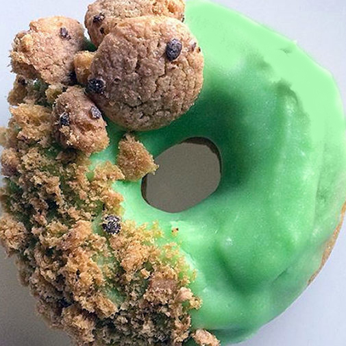 Match-Mint Chip Donut